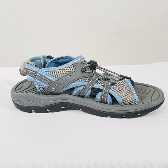 Nevados Performance Outdoor Sandals Women's 7 Blue Gray Slingback Adjustable - Picture 6 of 11
